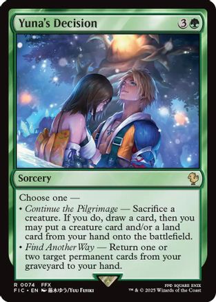 Yuna's Decision (Surge Foil) (FIC-074)
