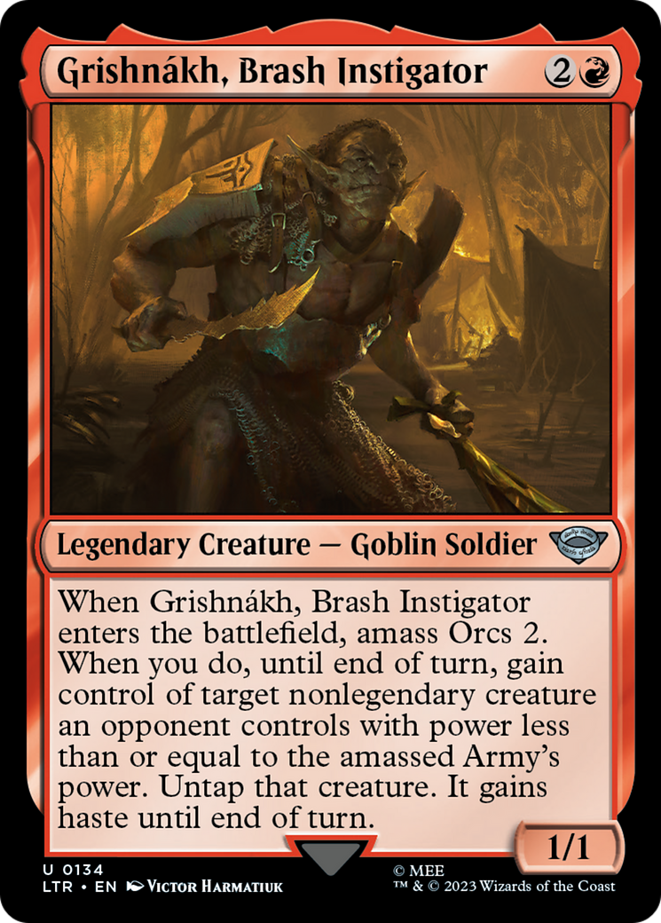 Grishnákh, Brash Instigator (LTR-134) (Foil)