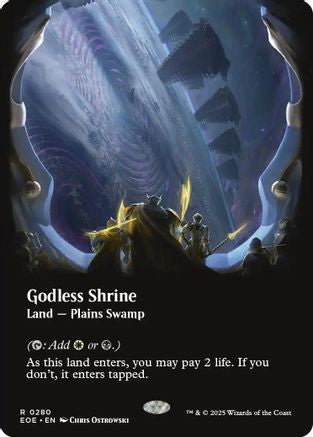 Godless Shrine (Borderless) (EOE-280) (Foil)