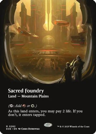 Sacred Foundry (Borderless) (EOE-282) (Foil)