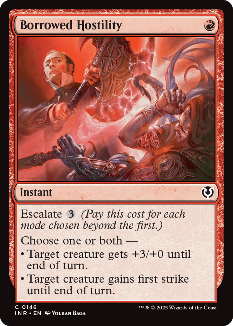 Borrowed Hostility (INR-146) (Foil)