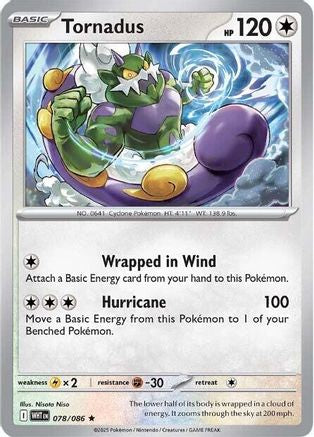 Tornadus (WHT-078) (Holofoil)