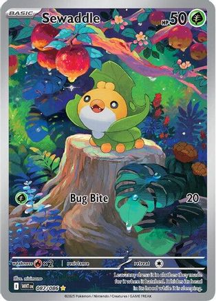 Sewaddle (WHT-087) (Holofoil)
