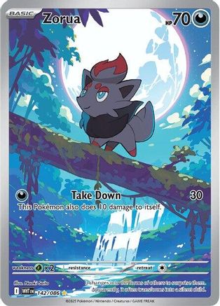 Zorua (WHT-142) (Holofoil)