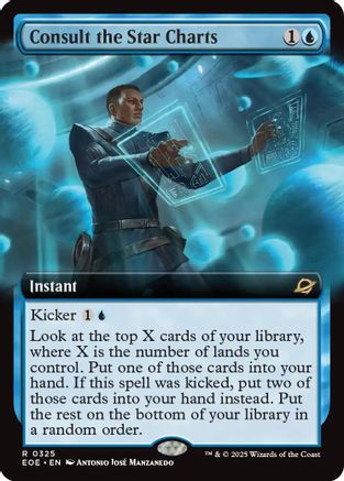 Consult the Star Charts (Extended Art) (EOE-325) (Foil)