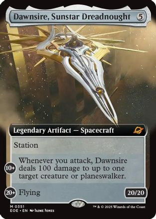 Dawnsire, Sunstar Dreadnought (Extended Art) (EOE-351) (Foil)