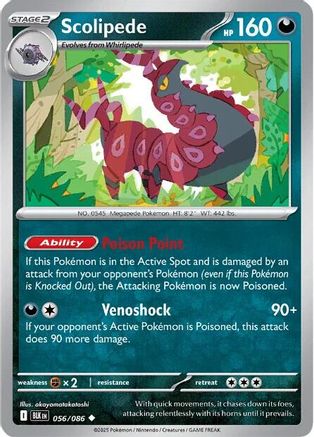 Scolipede (BLK-056) (Reverse Holofoil)