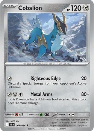 Cobalion (BLK-066) (Reverse Holofoil)