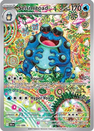 Seismitoad (BLK-105) (Holofoil)