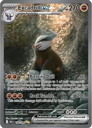 Excadrill ex (BLK-168) (Holofoil)