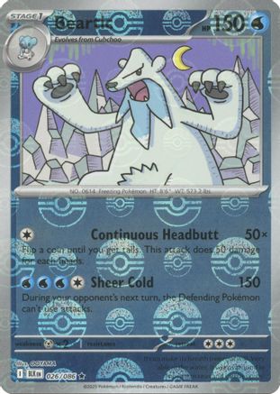 Beartic (Poke Ball Pattern) (BLK-026) (Holofoil)