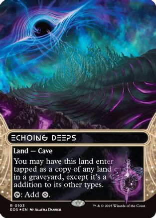 Echoing Deeps (0103) (Borderless) (Galaxy Foil) (EOS-103)