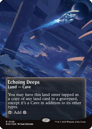 Echoing Deeps (0148) (Borderless) (Galaxy Foil) (EOS-148)