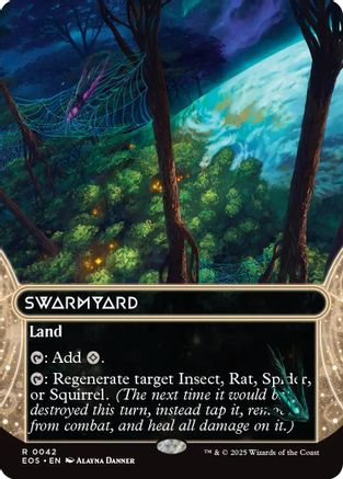 Swarmyard (0042) (Borderless) (EOS-042) (Foil)