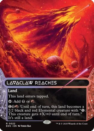 Lavaclaw Reaches (0022) (Borderless) (EOS-022) (Foil)