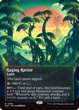 Raging Ravine (0080) (Borderless) (EOS-080)