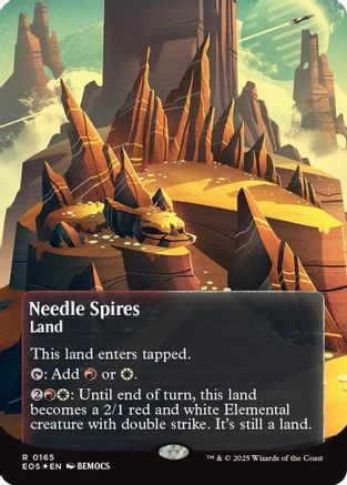Needle Spires (0165) (Borderless) (Galaxy Foil) (EOS-165)