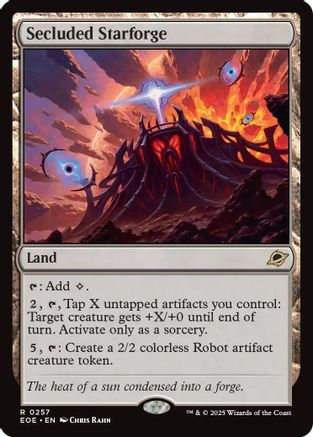 Secluded Starforge (EOE-257) (Foil)