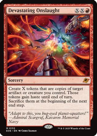 Devastating Onslaught (EOE-132) (Foil)