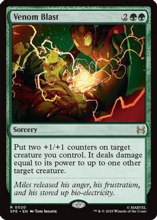 Venom Blast (SPE-020) (Foil)