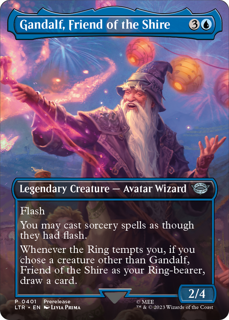 Gandalf, Friend of the Shire (LTR-401) (Borderless)