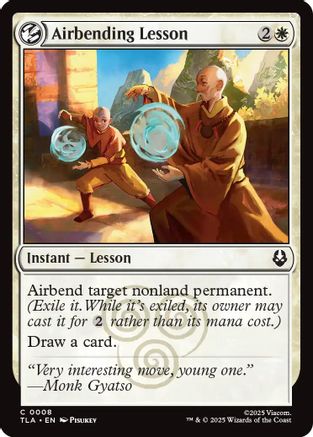 Airbending Lesson (TLA-008) (Foil)