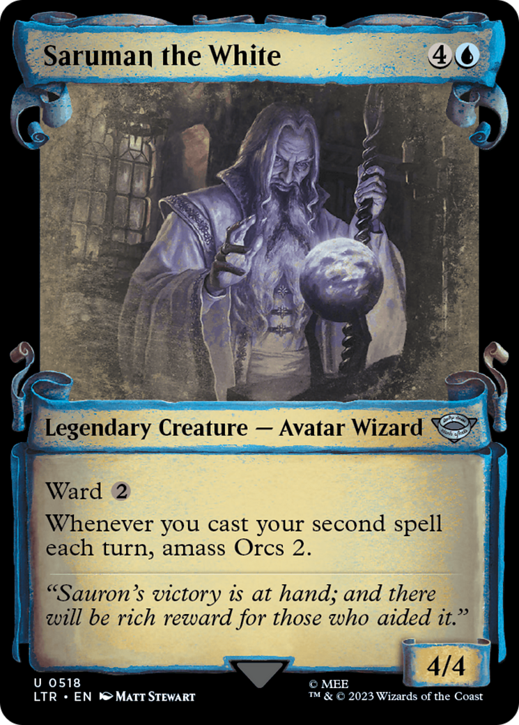 Saruman the White (LTR-518) (Showcase) (Scroll)