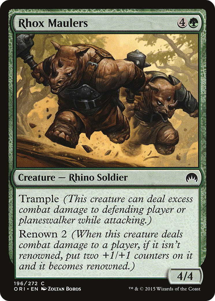 Rhox Maulers (ORI-196) (Foil)