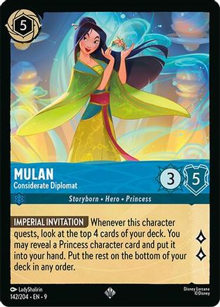 Mulan - Considerate Diplomat (9-142) (Cold Foil)