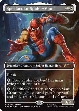 Spectacular Spider-Man (Borderless) (MEDIA-002) (Foil)
