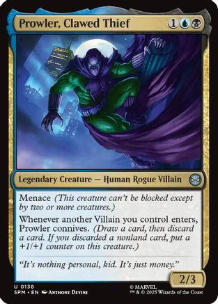 Prowler, Clawed Thief (SPM-138) (Foil)