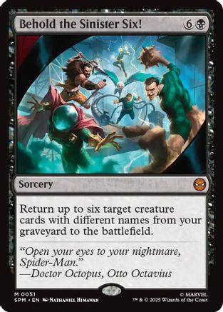 Behold the Sinister Six! (SPM-051) (Foil)