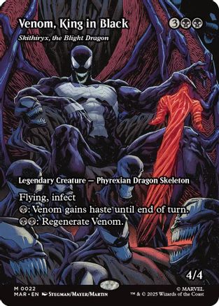 Venom, King in Black - Skithiryx, the Blight Dragon (MAR-022) (Foil)