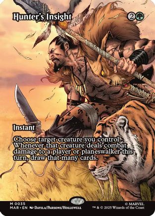 Hunter's Insight (Borderless) (MAR-035) (Foil)