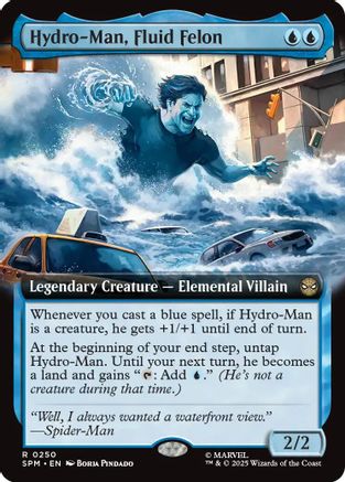 Hydro-Man, Fluid Felon (Extended Art) (SPM-250) (Foil)