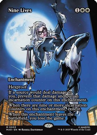Nine Lives (Borderless) (MAR-003) (Foil)