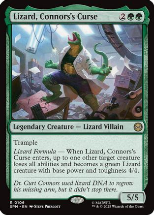 Lizard, Connors's Curse (SPM-106)