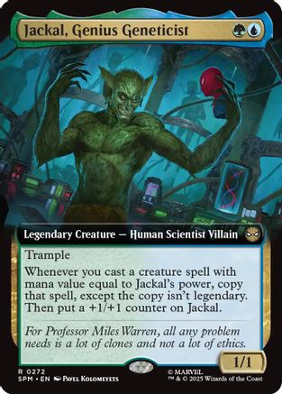 Jackal, Genius Geneticist (Extended Art) (SPM-272)