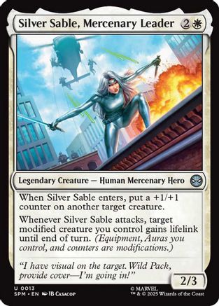 Silver Sable, Mercenary Leader (SPM-013)