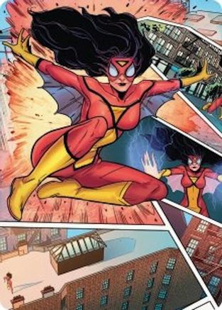 Spider-Woman, Stunning Savior Art Card (AASPM-051)