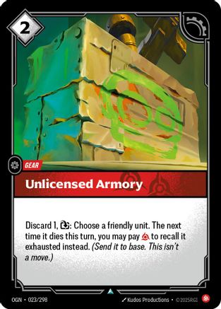 Unlicensed Armory (OGN-023)