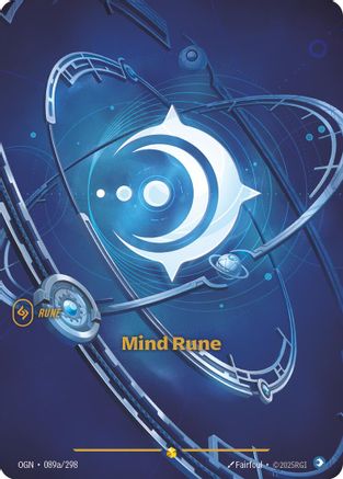 Mind Rune (Alternate Art) (OGN-089a) (Foil)