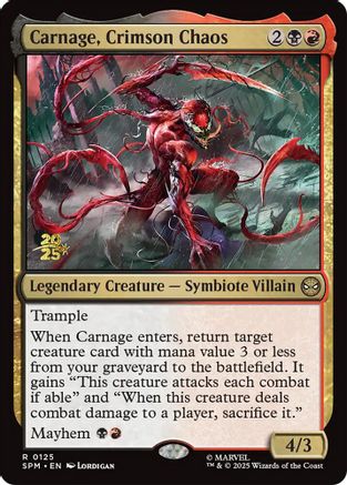 Carnage, Crimson Chaos (PRE-125) (Foil)