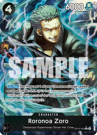 Roronoa Zoro - OP10-095 (Alternate Art) (OP10-095) (Foil)