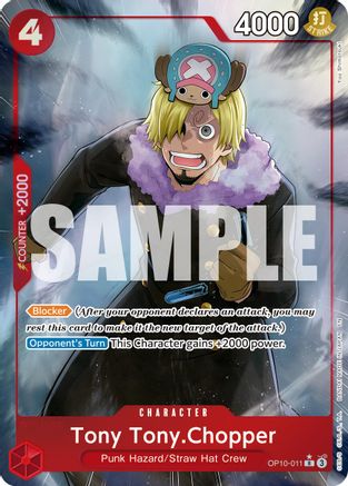 Tony Tony.Chopper (Alternate Art) (OP10-011) (Foil)