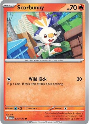 Scorbunny (MEG-026) (Reverse Holofoil)