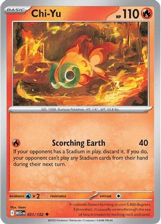 Chi-Yu (MEG-031) (Reverse Holofoil)