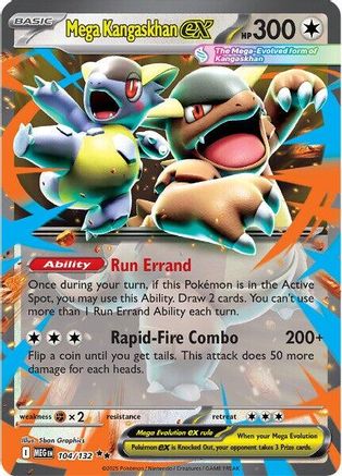 Mega Kangaskhan ex (MEG-104) (Holofoil)
