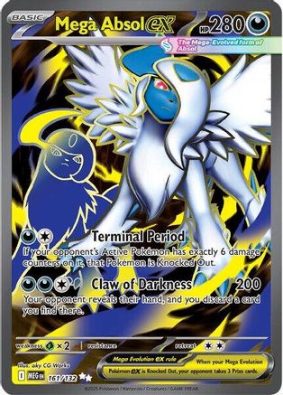 Mega Absol ex (MEG-161) (Holofoil)