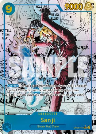 Sanji (Manga) (OP06-119) (Foil)